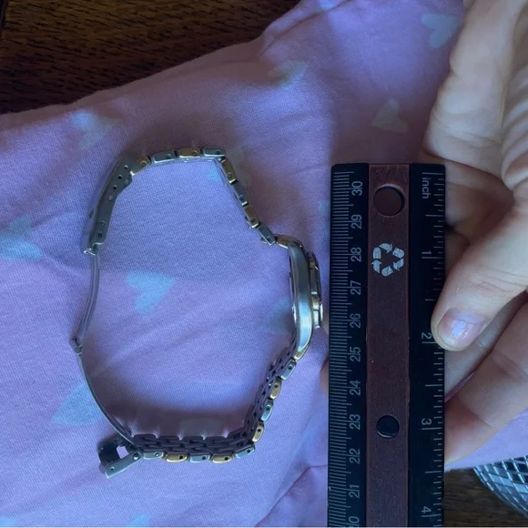 BULOVA Gold Glow in The Dark Numbers & Hands Round Vintage Watch Stainless Steel - Picture 9 of 14